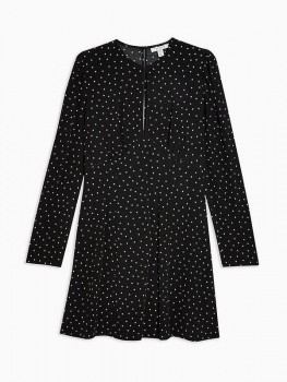 Rochie cu decolteu gen slit fata-spate Topshop