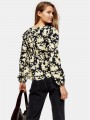 Bluza floral print gen corset Topshop