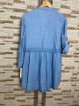 Rochie lejera blugi cu detalii pietricele Zara