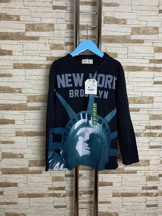 Bluza mesaj "New York" Zara