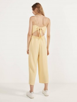 Salopeta lejera cu spate gol Bershka